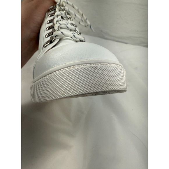 Linea Paolo FINA Ankle Booties wedge sneaker 8.5 M white - Picture 14 of 16